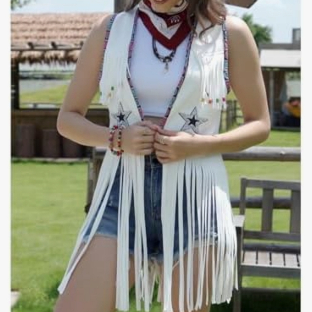 Fringe Western Vest (BE BRAVE)